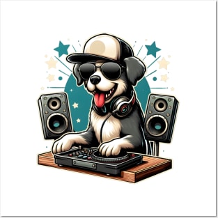 dog dj Posters and Art